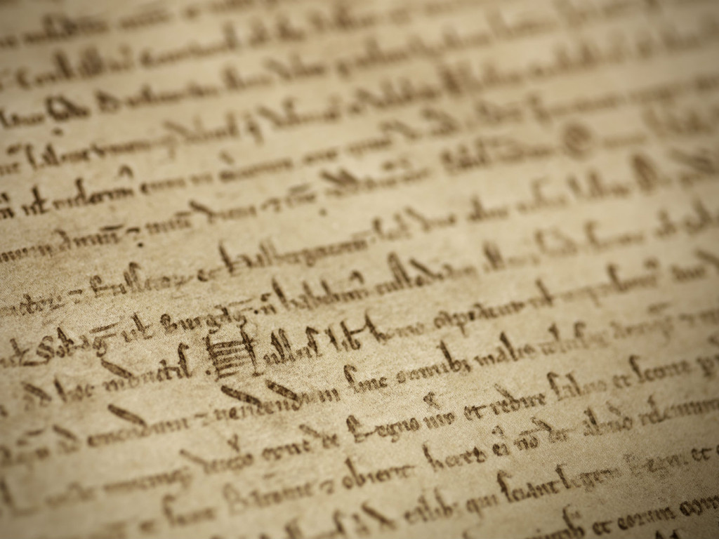 Close-up of Magna Carta (photo: Joseph Turp),   