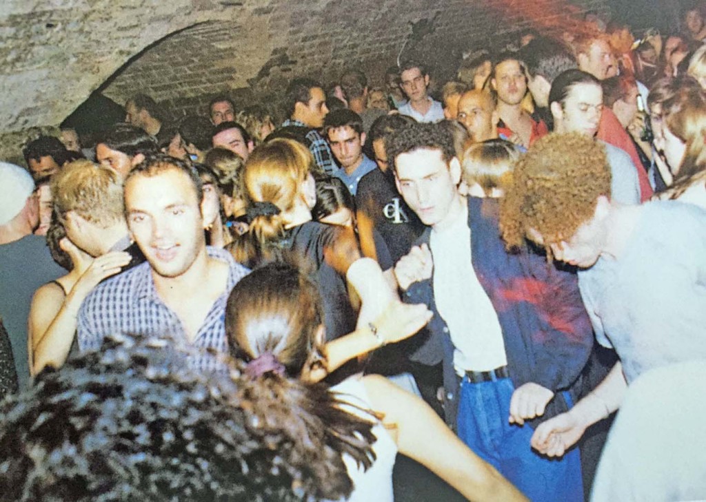 The arches heaving with ravers in the earlu 90s. Photo: Wayne Youngman