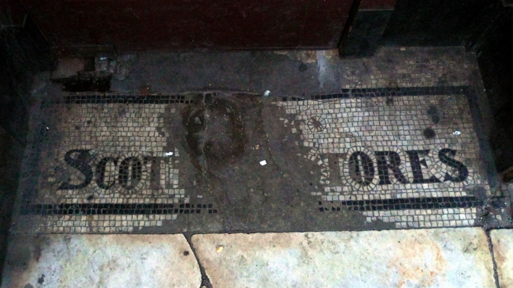 Atmospheric: the tiled doorstep when it was still Flying Scotsman. Photo: Ewan Munro