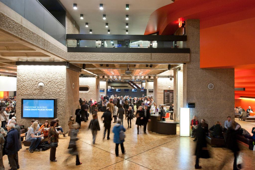 One of the foyers at the Barbican where London Symphony Orchestra will be performing this March